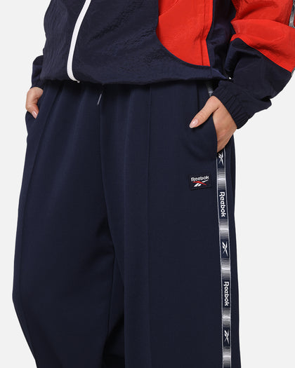 Rebook Taped Track Pants Navy