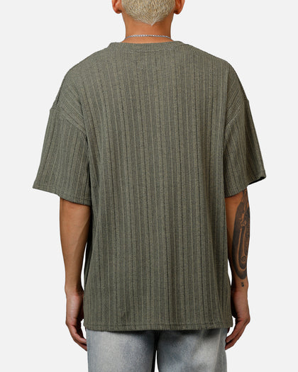 XXIII Rib Knit T-Shirt Olive Marle