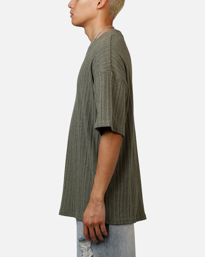 XXIII Rib Knit T-Shirt Olive Marle