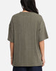XXIII Rib Knit T-Shirt Olive Marle
