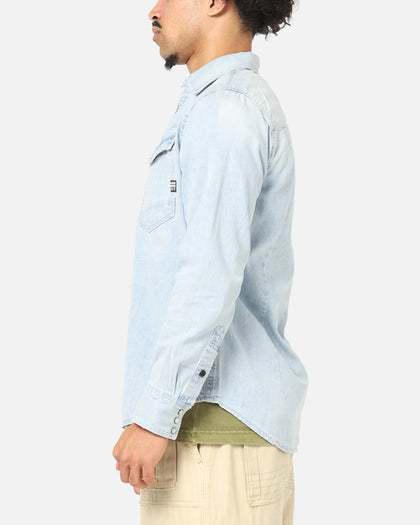 G-Star Dakota Slim Long Sleeve Shirt Faded Blue