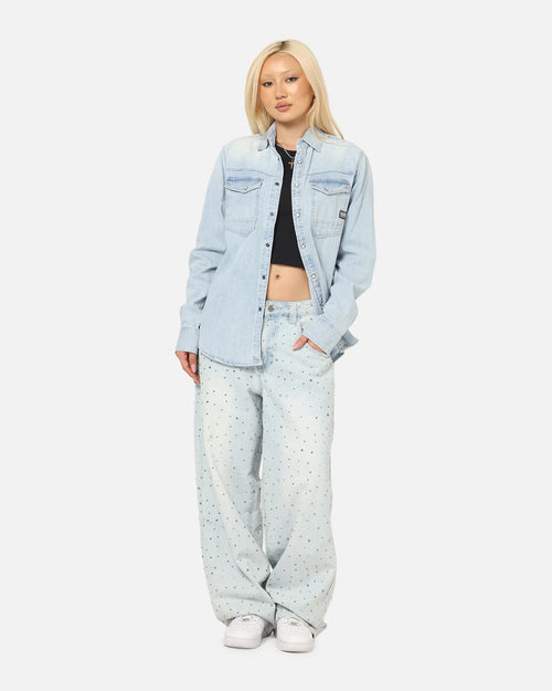 G-Star Dakota Slim Long Sleeve Shirt Faded Blue