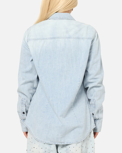 G-Star Dakota Slim Long Sleeve Shirt Faded Blue