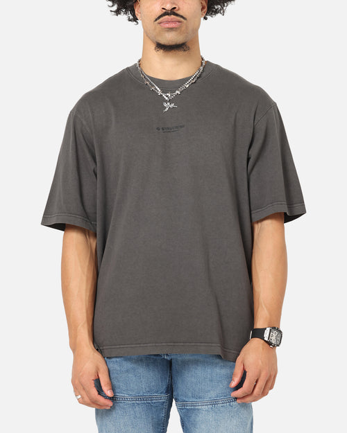 G-star oversized t-shirt in overdyed green tonal logo print G-star oversized t-shirt in overdyed green tonal logo print
