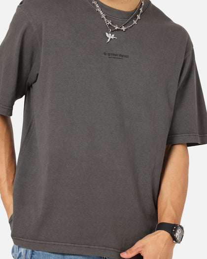 G-Star Overdyed Center Chest Boxy T-Shirt Black