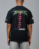 Loiter Project Dark Vintage T-Shirt Black Acidwash