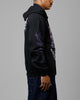 Loiter Tribal Skull Zip Up Hoodie Black