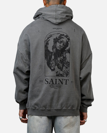 Saint Morta Lost Souls Premium Hoodie Washed Charcoal