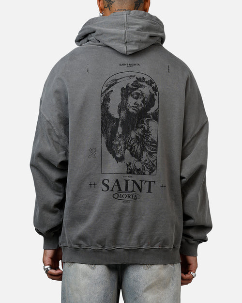 Saint Morta Lost Souls Premium Hoodie Washed Charcoal