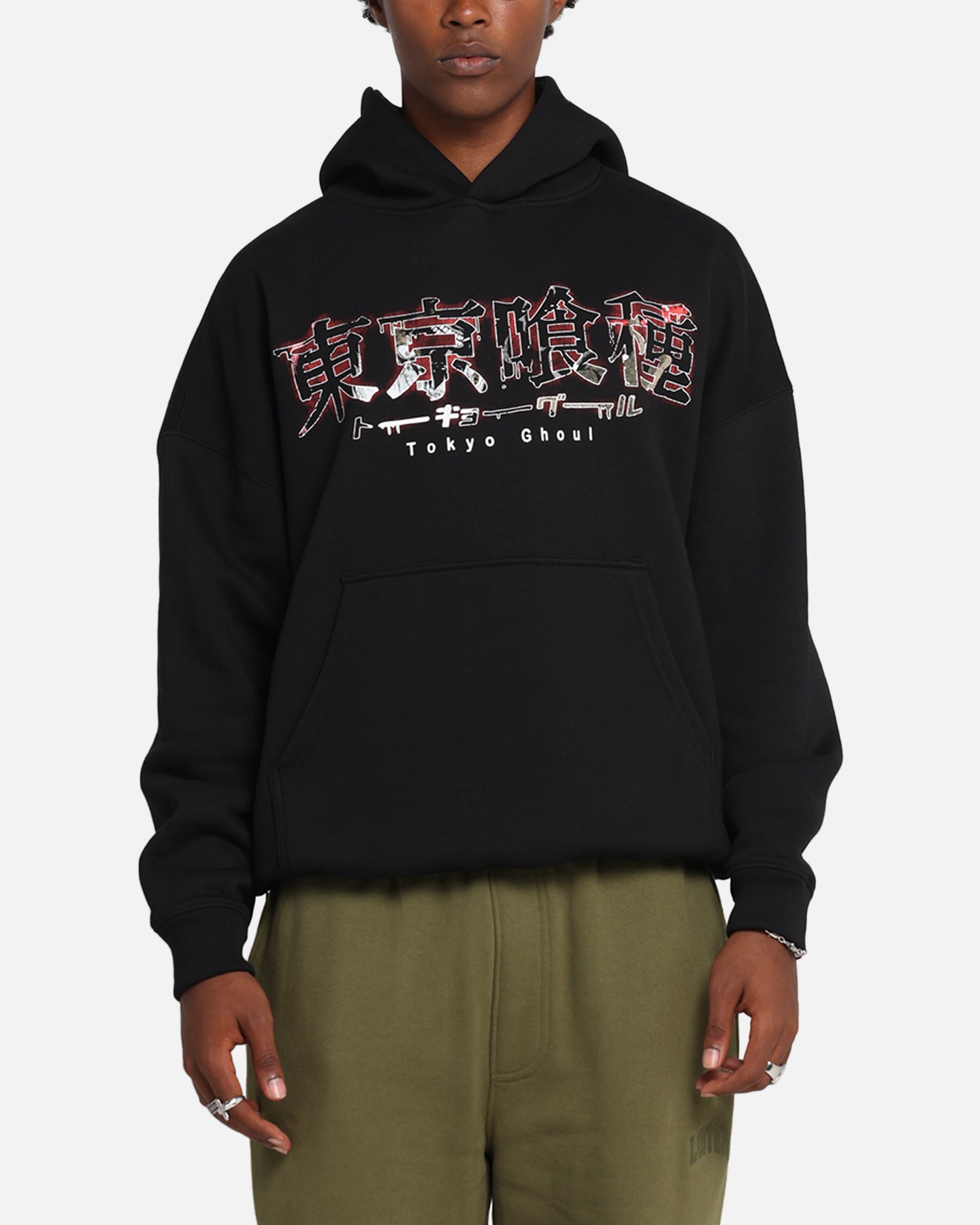 Goat Crew X Tokyo Ghoul Kaneki Premium Hoodie Black | Culture Kings