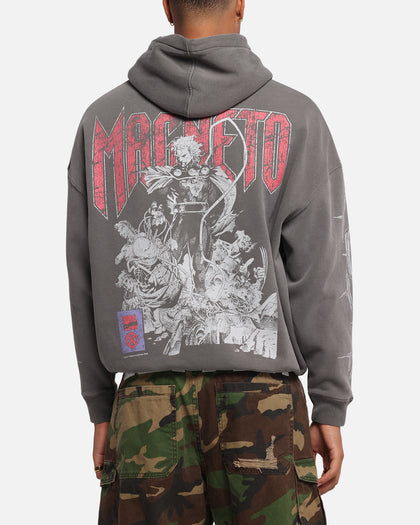 American Thrift Marvel X-Men Magneto Premium Hoodie Washed Charcoal