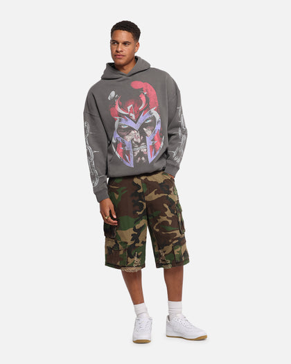 American Thrift Marvel X-Men Magneto Premium Hoodie Washed Charcoal