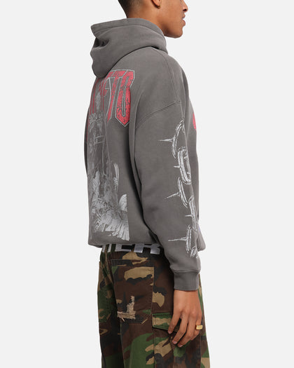 American Thrift Marvel X-Men Magneto Premium Hoodie Washed Charcoal