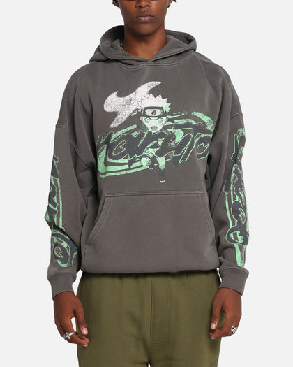 Goat Crew X Naruto Sage Mode Premium Hoodie Washed Charcoal