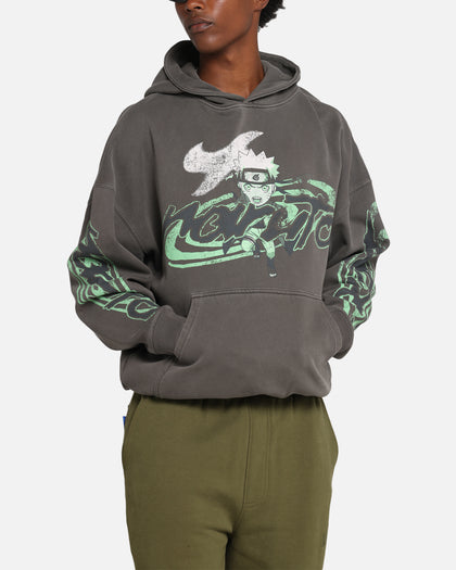 Goat Crew X Naruto Sage Mode Premium Hoodie Washed Charcoal
