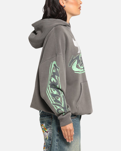 Goat Crew X Naruto Sage Mode Premium Hoodie Washed Charcoal
