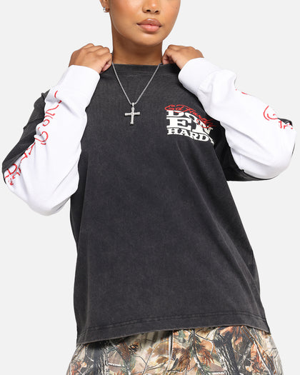 Ed Hardy Love Kills Layered Long Sleeve T-Shirt Black