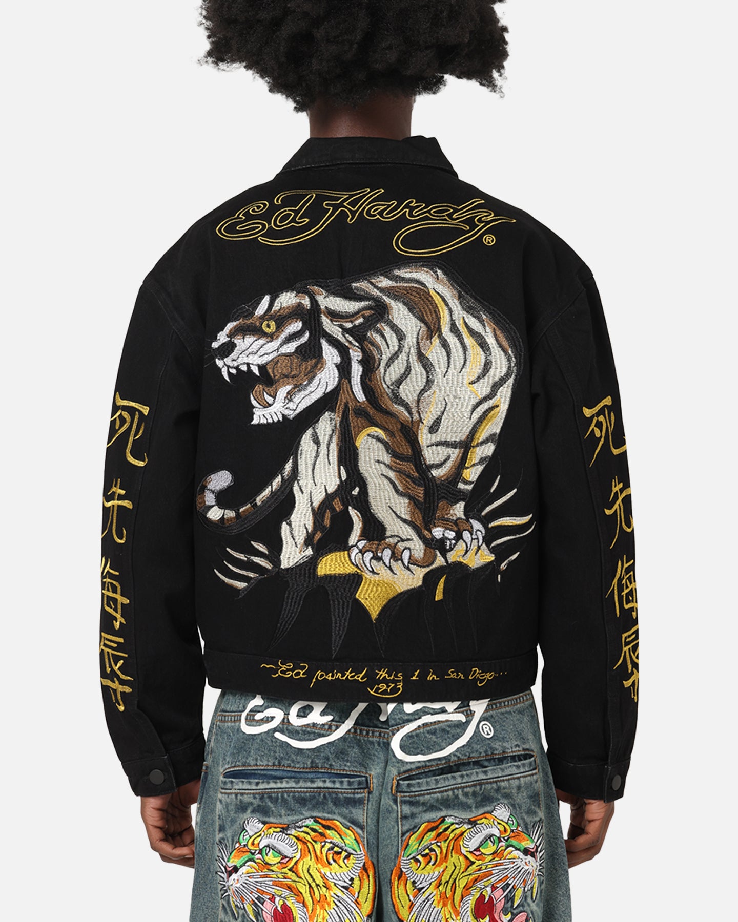 Ed Hardy Never Again Jacket Black | Culture Kings