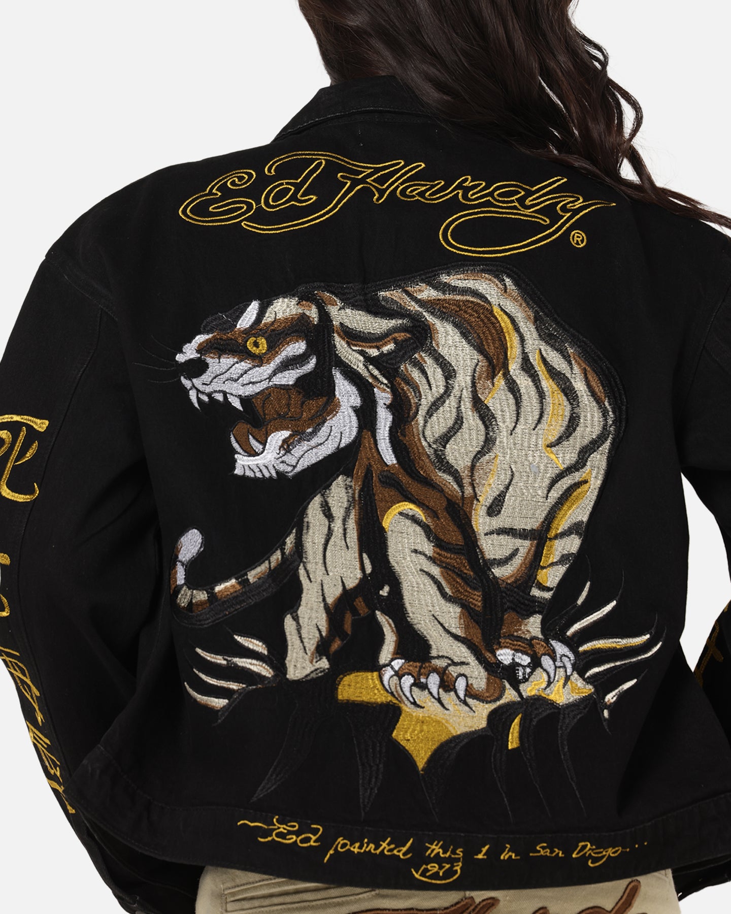 Ed Hardy Never Again Jacket Black | Culture Kings