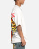Ed Hardy Tiger Oversized Print T-Shirt Off White