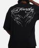 Ed Hardy Techno Rhinestone T-Shirt Black