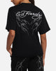 Ed Hardy Techno Rhinestone T-Shirt Black