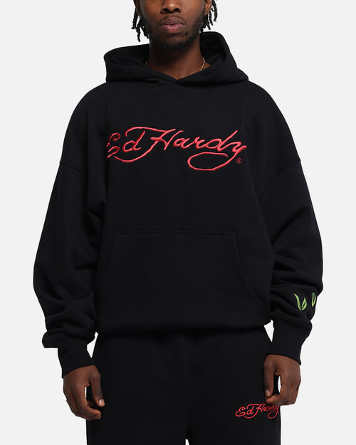 Ed Hardy Cherry Hoodie Black