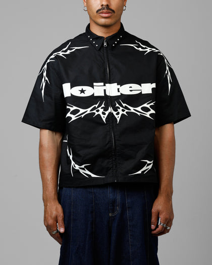 Loiter Cyber Zip V2 T-Shirt Black