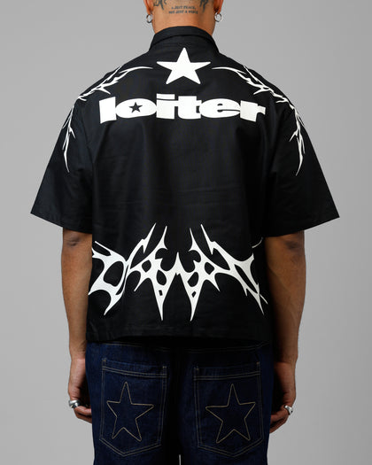 Loiter Cyber Zip V2 T-Shirt Black