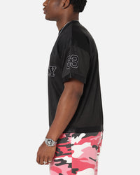 Playboy Boxy Football Jersey Black
