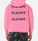 Playboy Stack Washed Hoodie Washed Raspberry