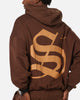 Saint Morta Sacred Script Hoodie Brown