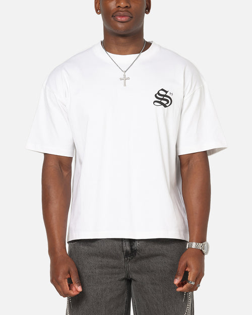 Saint Morta Shadow Mark T-Shirt White