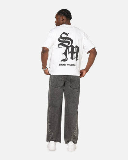 Saint Morta Shadow Mark T-Shirt White