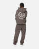The Anti Order Reverse Logo Hoodie Charcoal Grey
