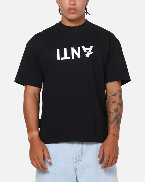 The Anti Order Reverse Logo T-Shirt Black