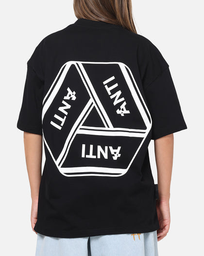 The Anti Order Reverse Logo T-Shirt Black