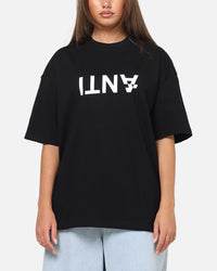 The Anti Order Reverse Logo T-Shirt Black