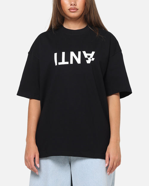 The Anti Order Reverse Logo T-Shirt Black