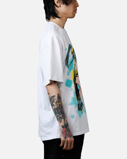 Goat Crew Disney Cruella De Vil Airbrush T-Shirt White