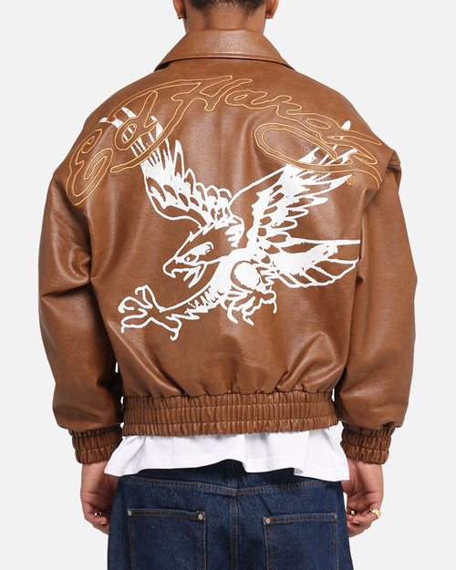 Ed Hardy Eagle Jacket Brown