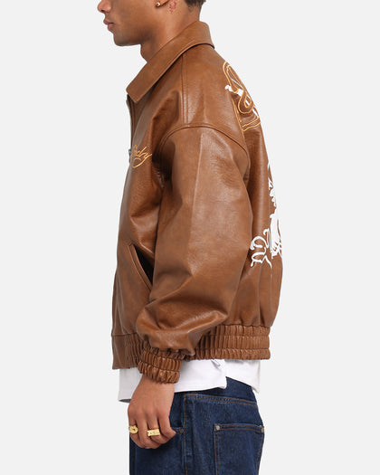 Ed Hardy Eagle Jacket Brown