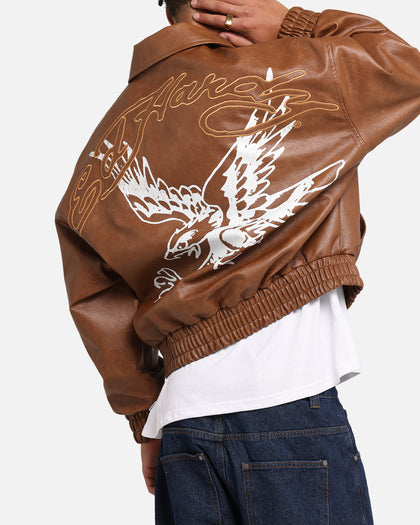 Ed Hardy Eagle Jacket Brown