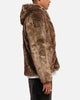 XXIII Into The Wild Fur Jacket Brown