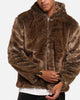 XXIII Into The Wild Fur Jacket Brown