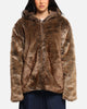 XXIII Into The Wild Fur Jacket Brown