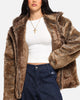 XXIII Into The Wild Fur Jacket Brown