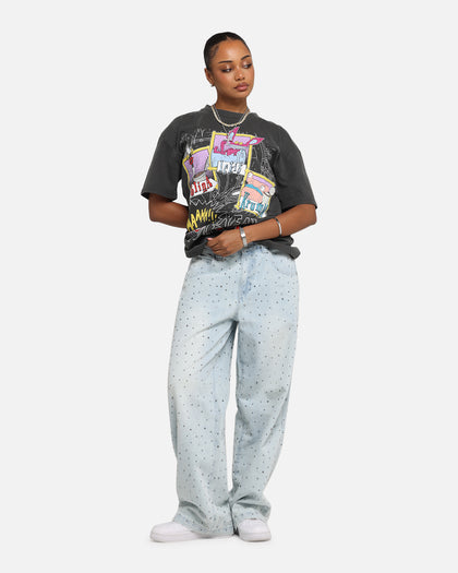 American Thrift x Aaahh!!! Real Monsters Monsters Heavy T-Shirt Black Wash