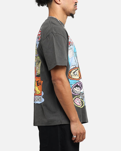 American Thrift X Cartoon Network Ed Edd N Eddy Heavy T-Shirt Black Wash