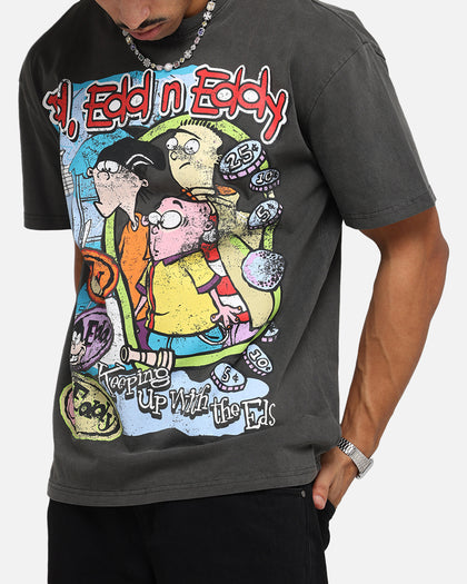 American Thrift X Cartoon Network Ed Edd N Eddy Heavy T-Shirt Black Wash